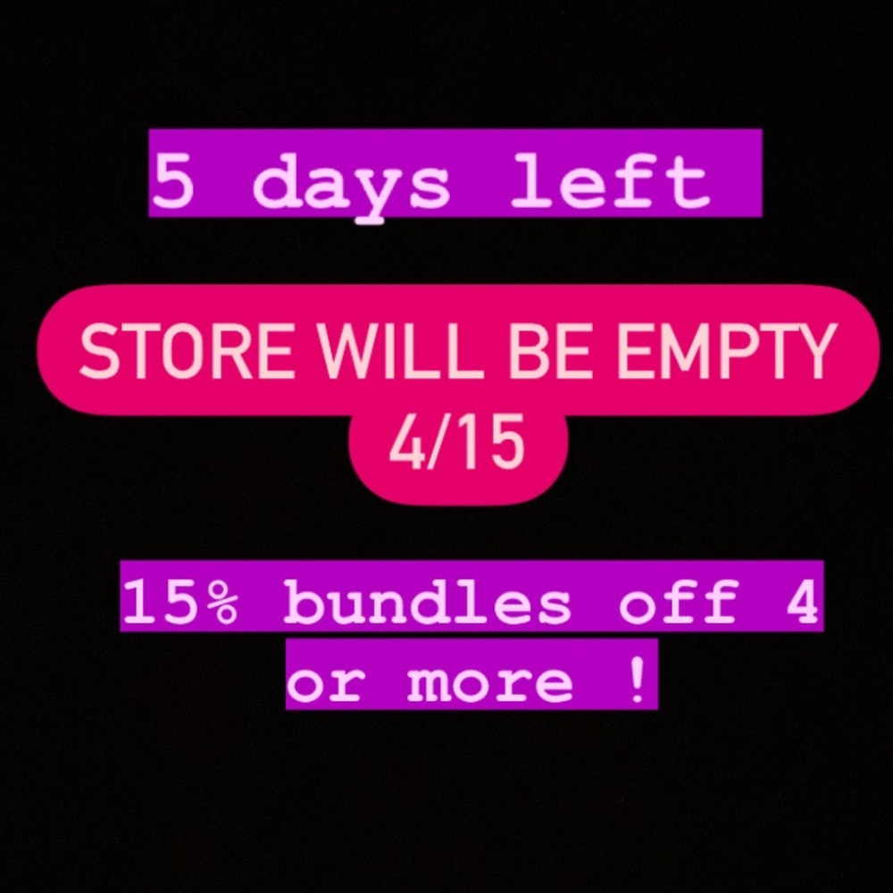 Moving Sale (everything must go)